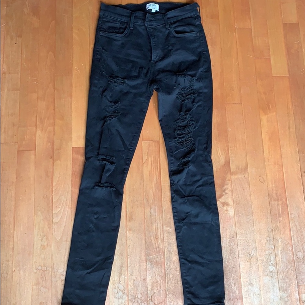 AGOLDE Black Jean